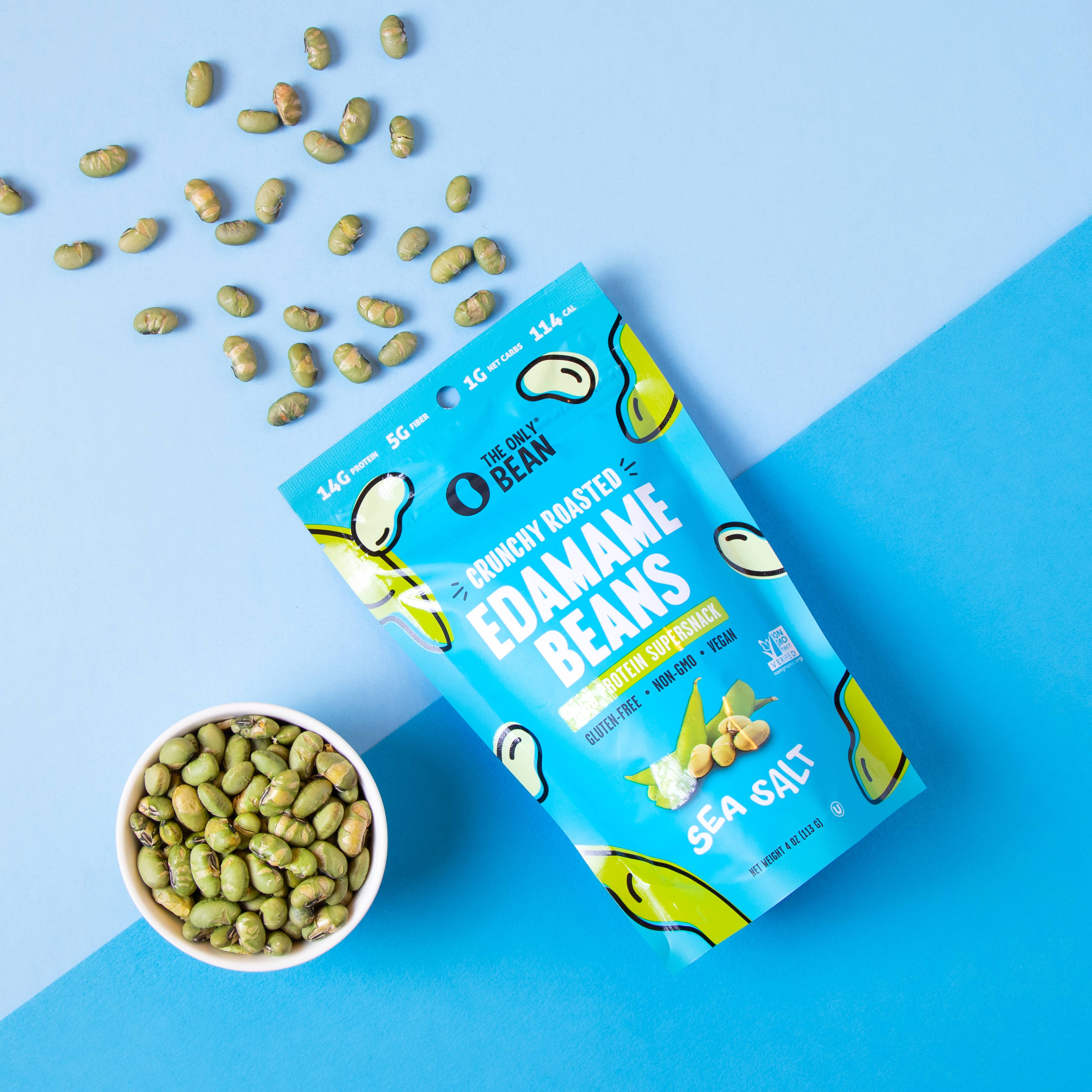 Crunchy Roasted Edamame Sea Salt - 4oz (6 pack)