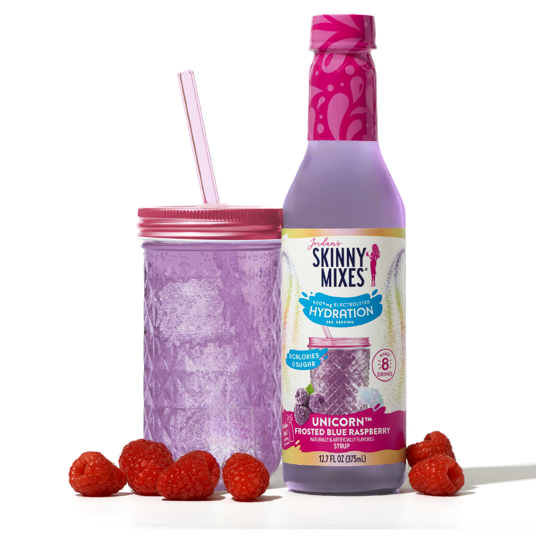 Sugar Free Unicorn Hydration Syrup with Electrolytes - 375 ml