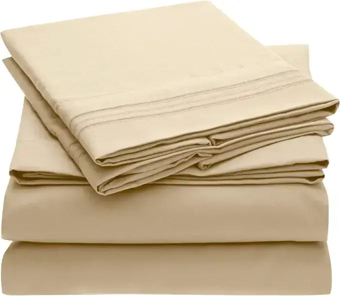 2100 Series Bellagio Collection 6 Piece Sheet Set - Queen: Yellow