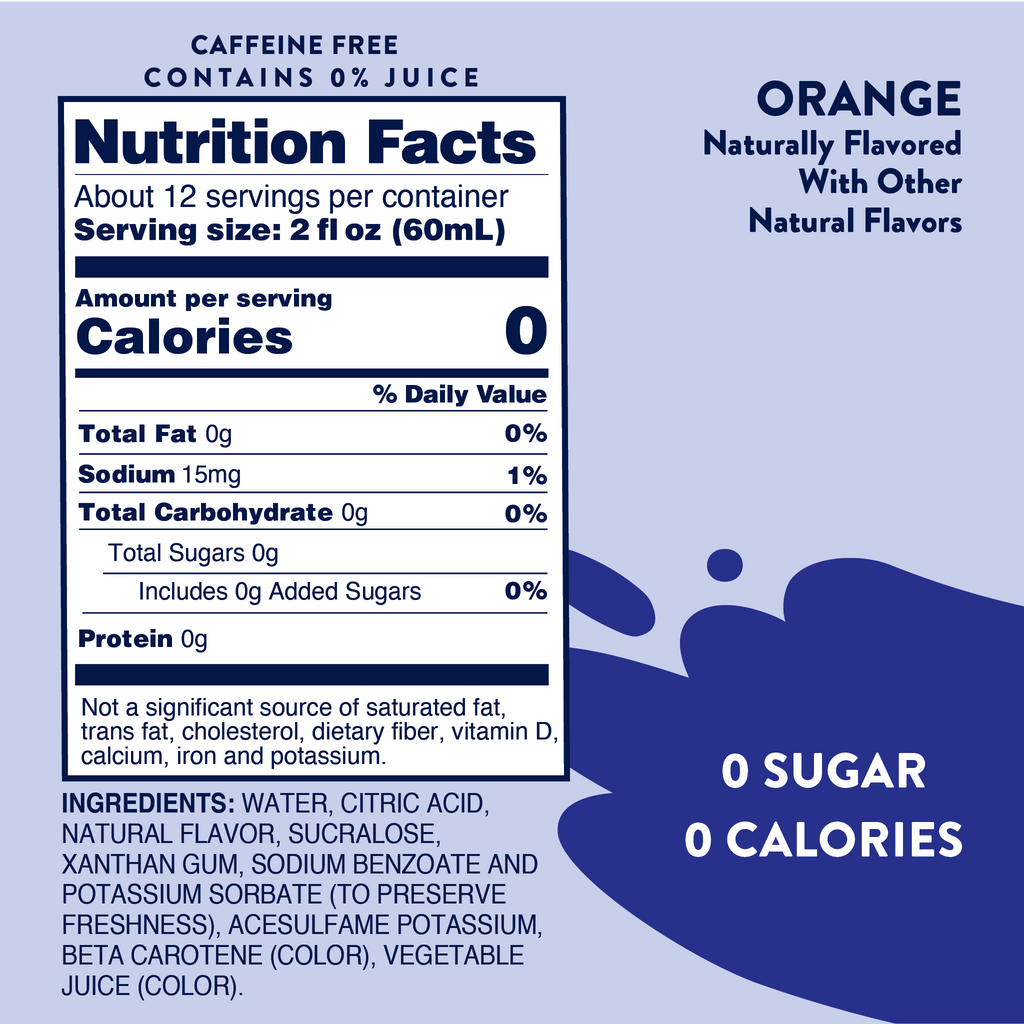 Sugar Free Orange Soda Syrup