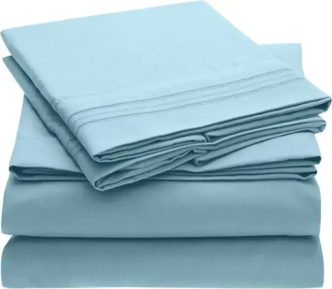 2100 Series Bellagio Collection 6 Piece Sheet Set - King: Teal