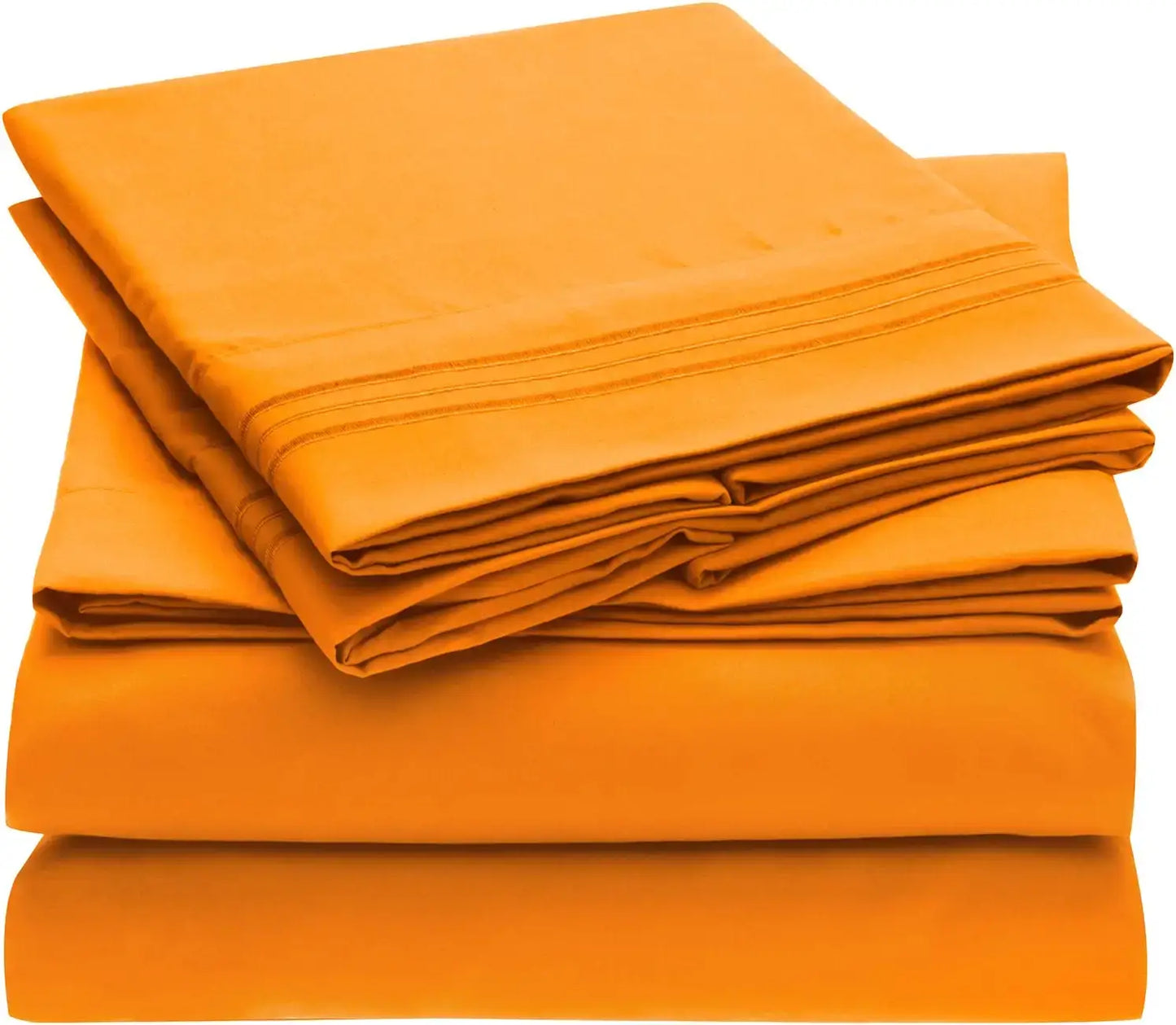 2100 Series Bellagio Collection 6 Piece Sheet Set - Queen: Yellow