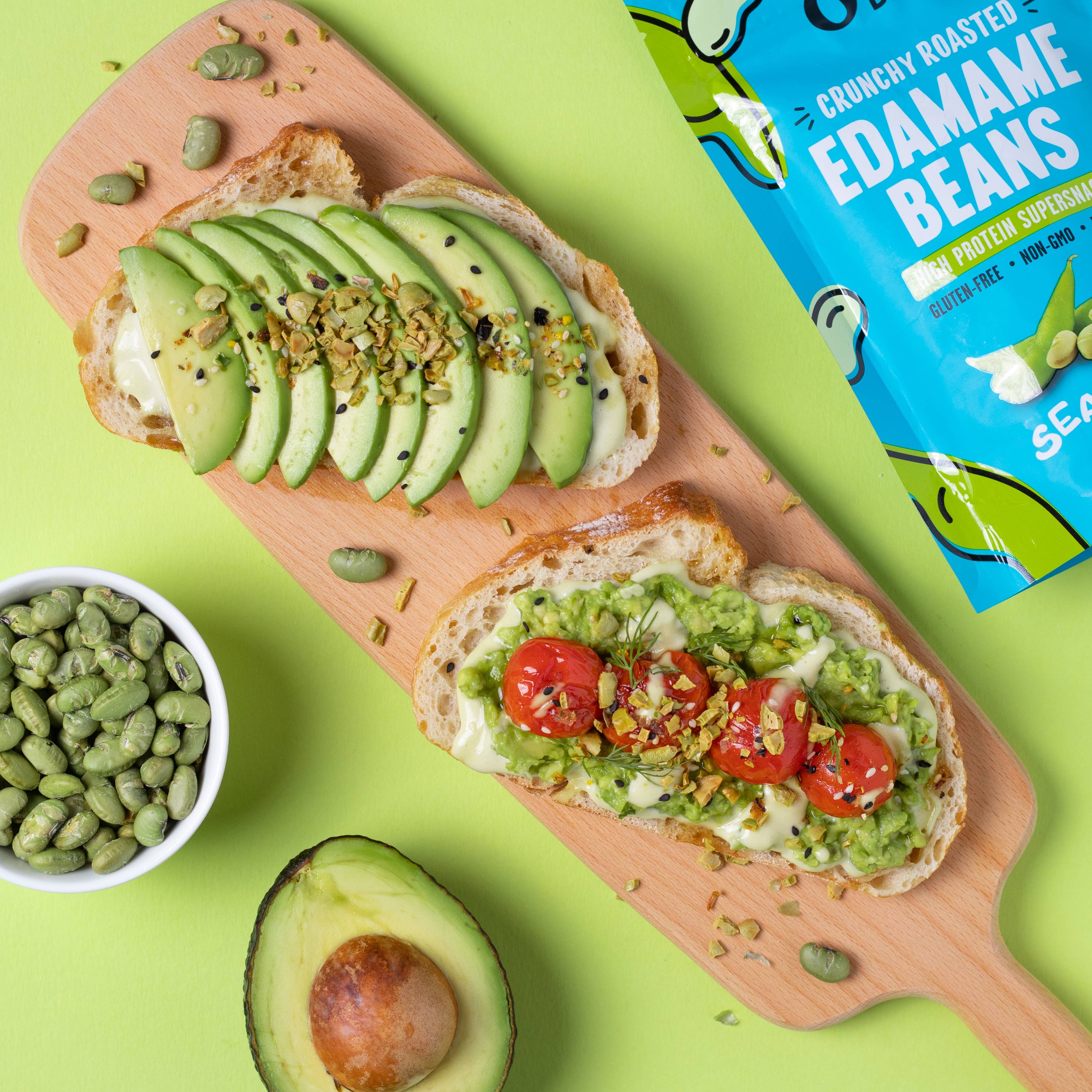 Crunchy Roasted Edamame Sea Salt - 4oz (6 pack)