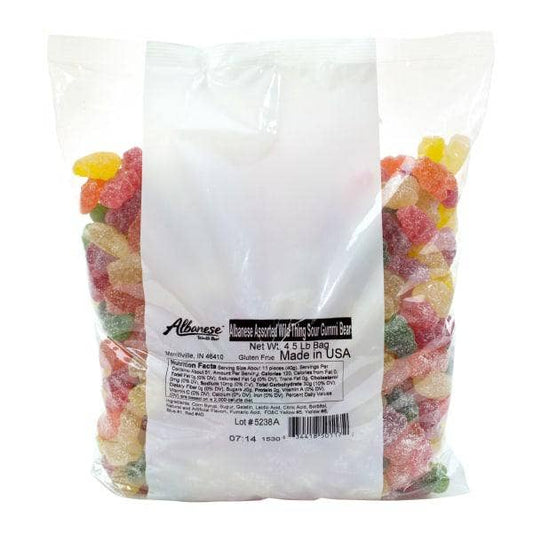 Albanese Sour Gummi Bears 4.5 pound bag